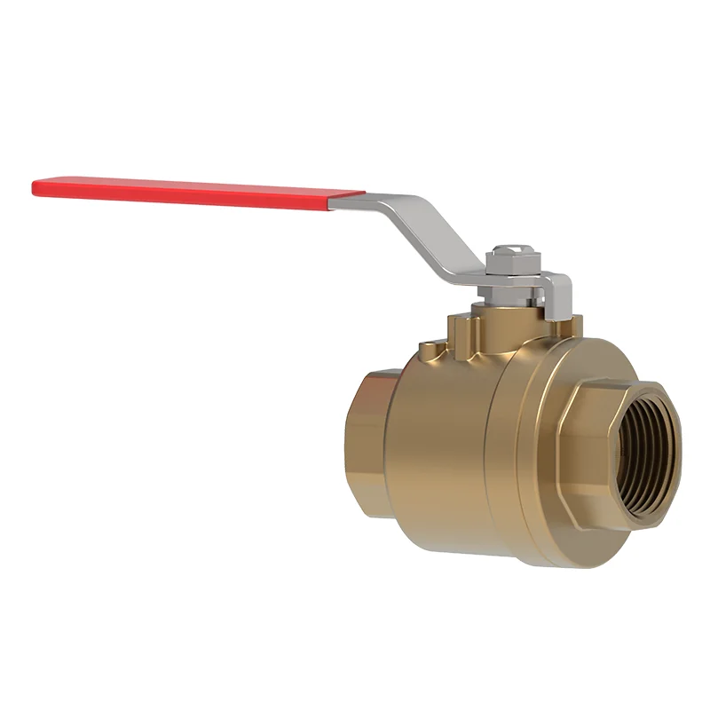 Bronze နှစ်ခုအပိုင်းအစ NPT Ball Valve