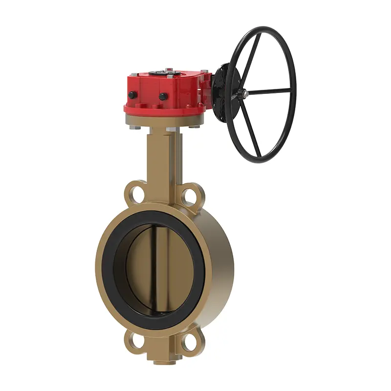 Bronze Wafer လိပ်ပြာ Valve