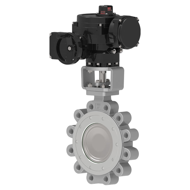 လျှပ်စစ် BW Metal Seated Butterfly Valve
