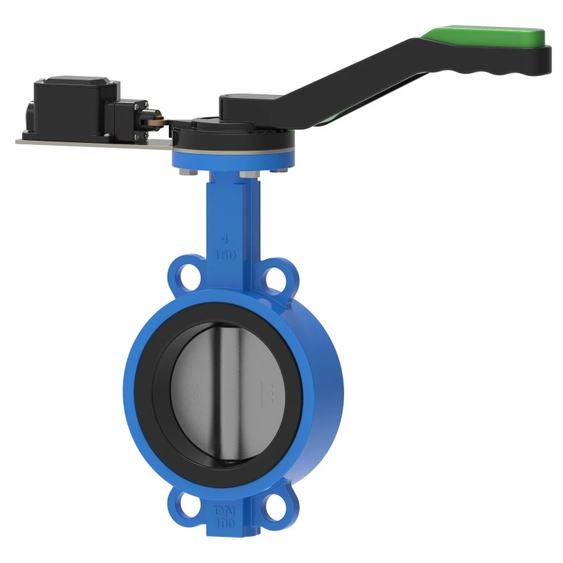 Lever Signal Actuated Wafer Butterfly Valve ကို ထိပြီး Active