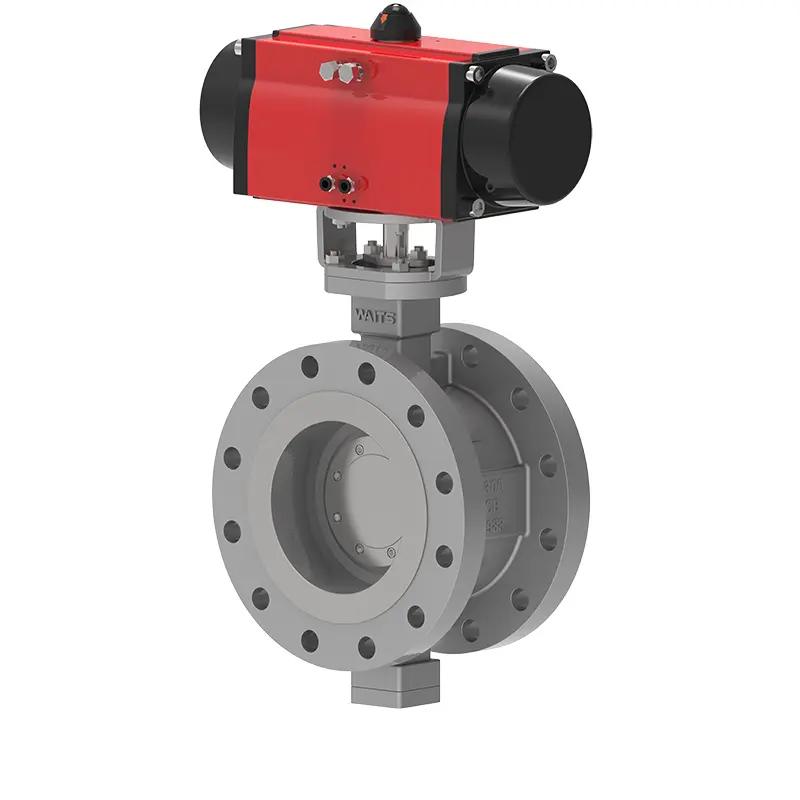 pneumatic flanged သတ္တုထိုင်ခုံလိပ်ပြာ Valve