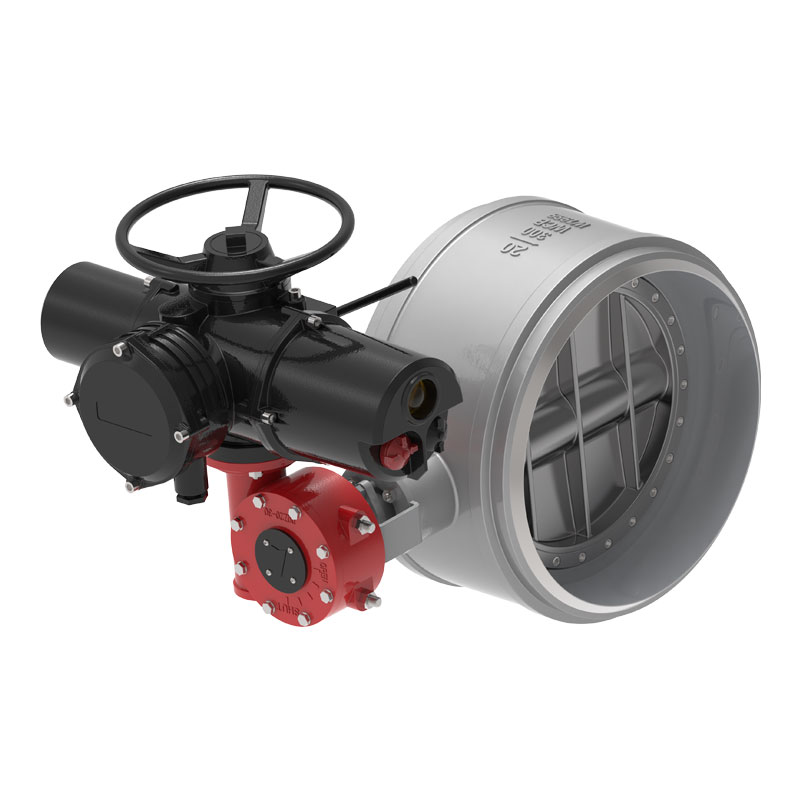 Eccentric Hard Seal သုံးခု Welded Butterfly Valve